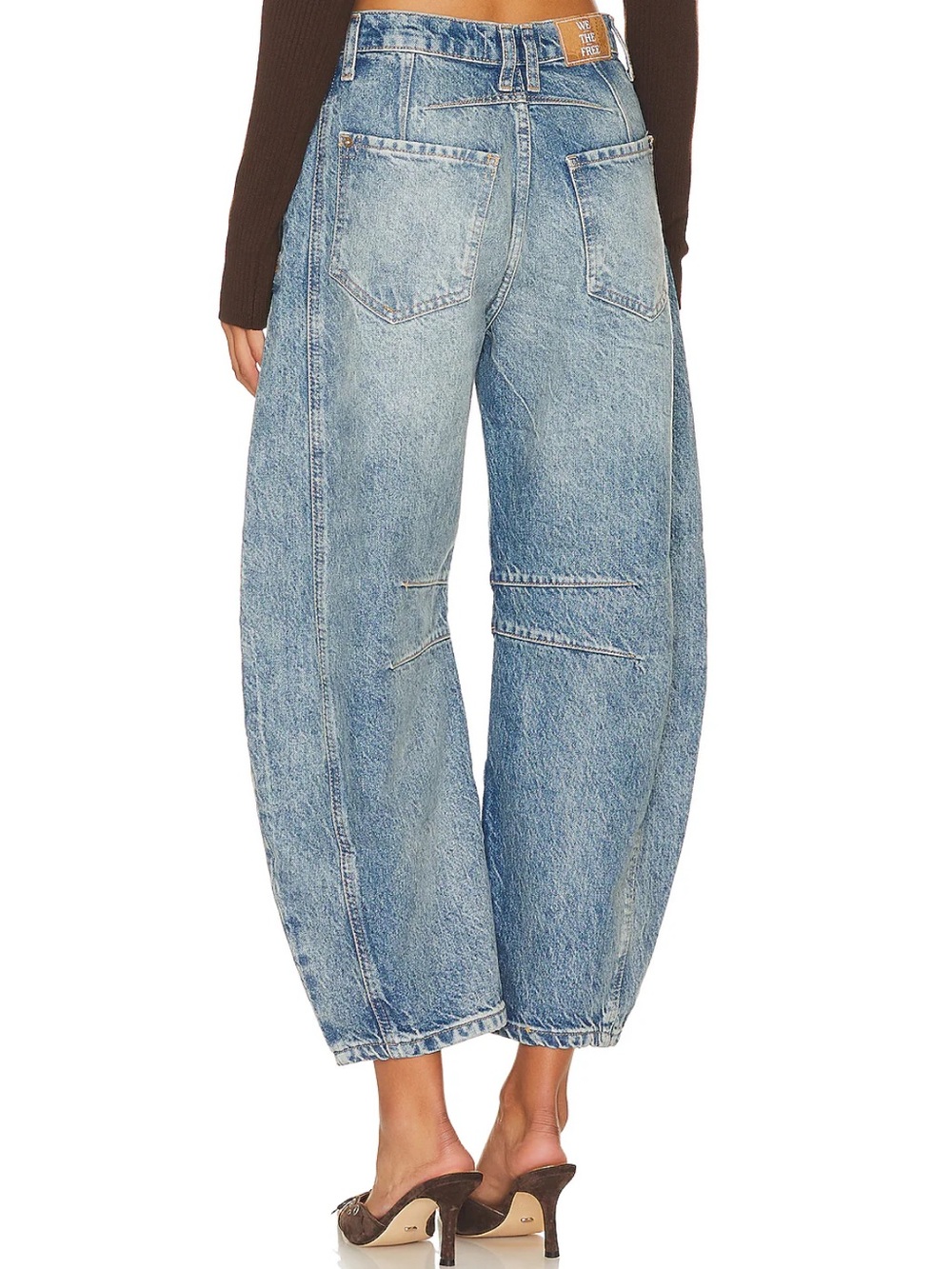 We The Free - Good Luck Barrel Mid Rise Jeans - Picture 3 of 16